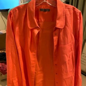 💐Laura Ashley Linen Shirt